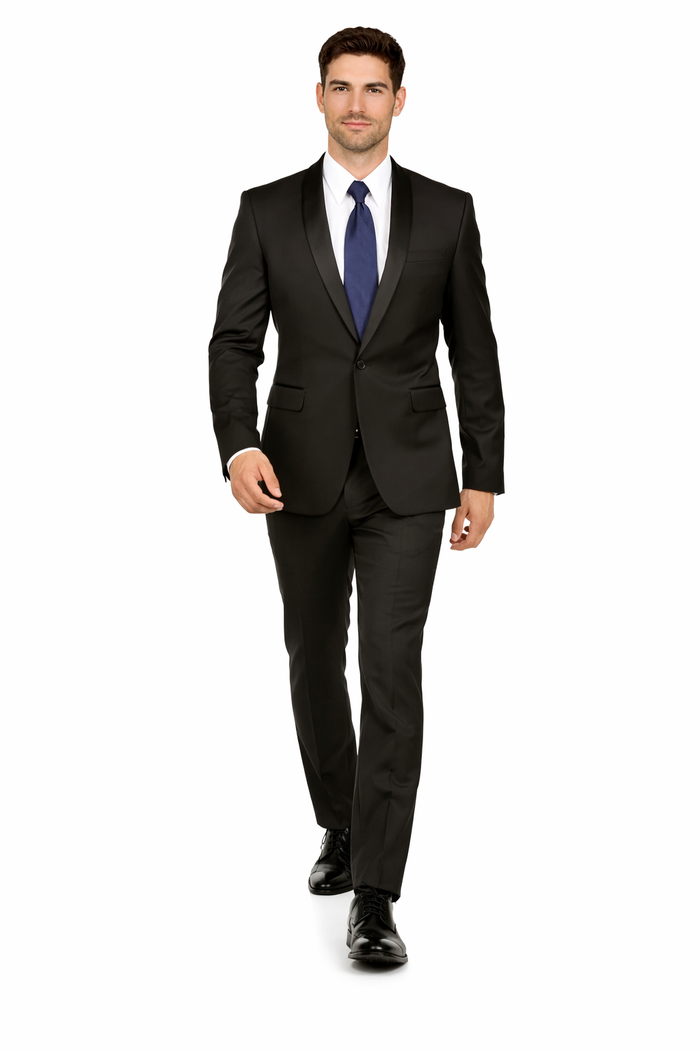 Slim Fit Shawl Lapel Tuxedo Suit