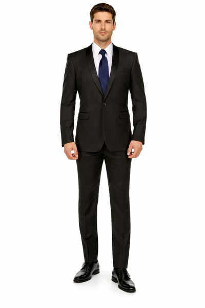 Slim Fit Shawl Lapel Tuxedo Suit