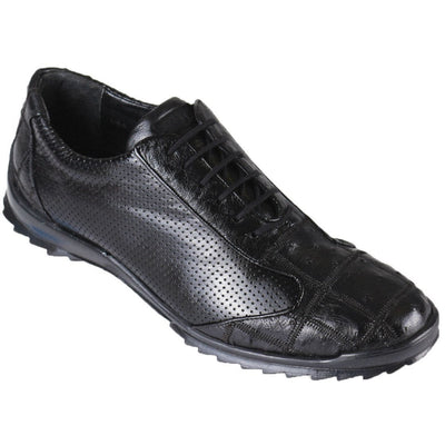 Sneaker Casual Avestruz Negro Zig-Zag