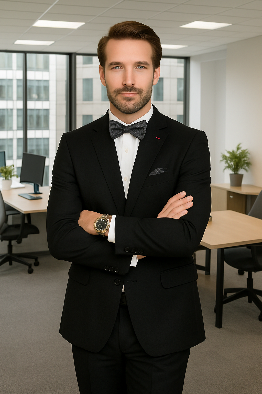 Italian Made Wool Suit by Statement Men's