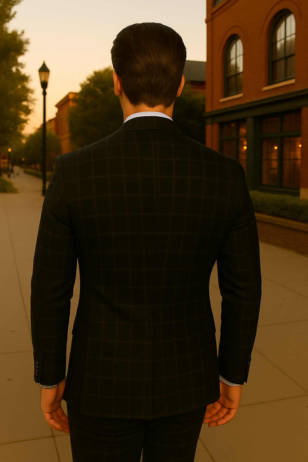 Italian Made 3 Piece Wool Business Suit