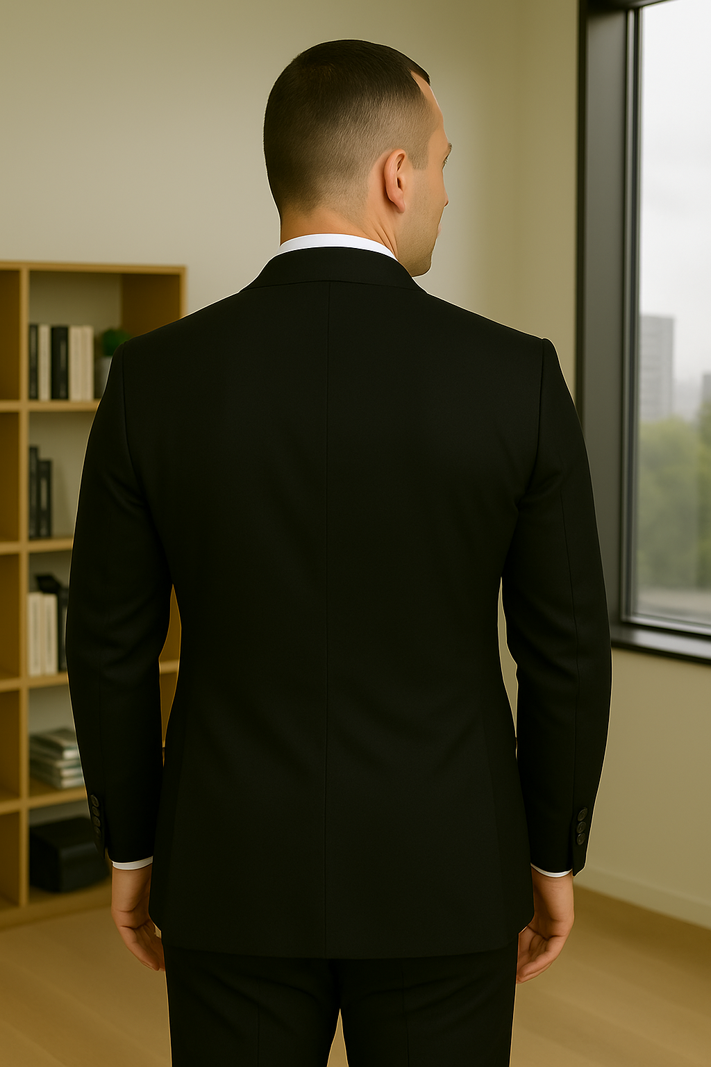 Italian Wool Three-Piece Suit by Statement