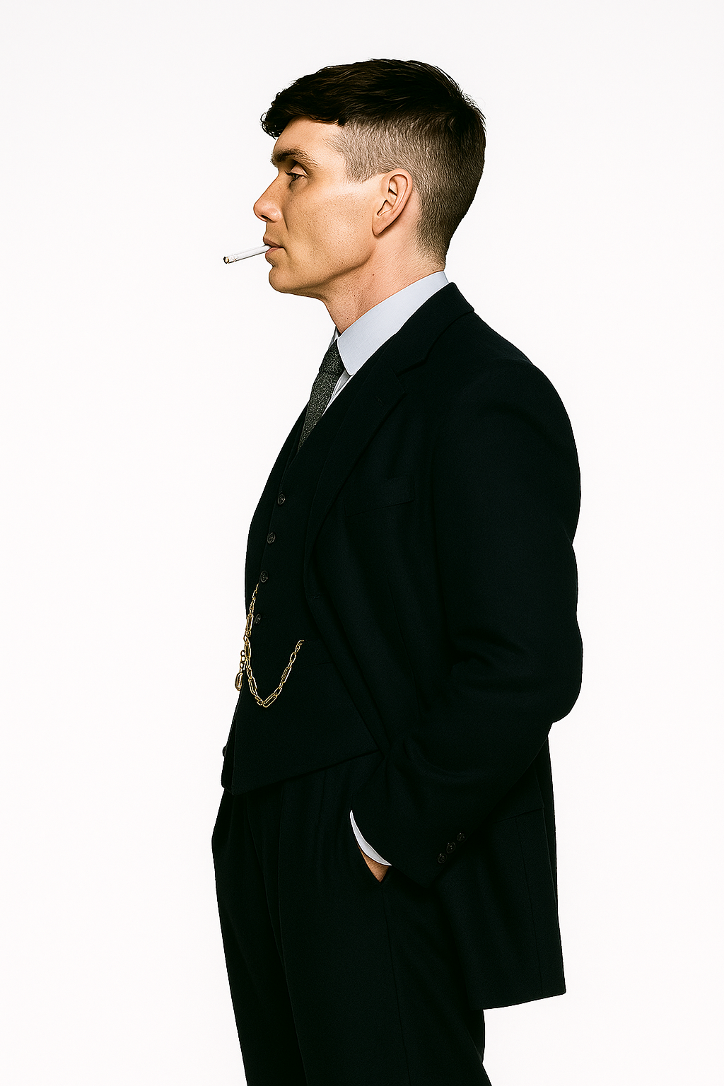 Thomas Shelby Inspired Suit & Overcoat Costume