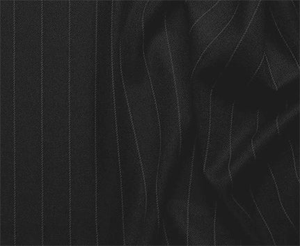 Sovana Regular Fit 3 Piece Stripe Suit Black