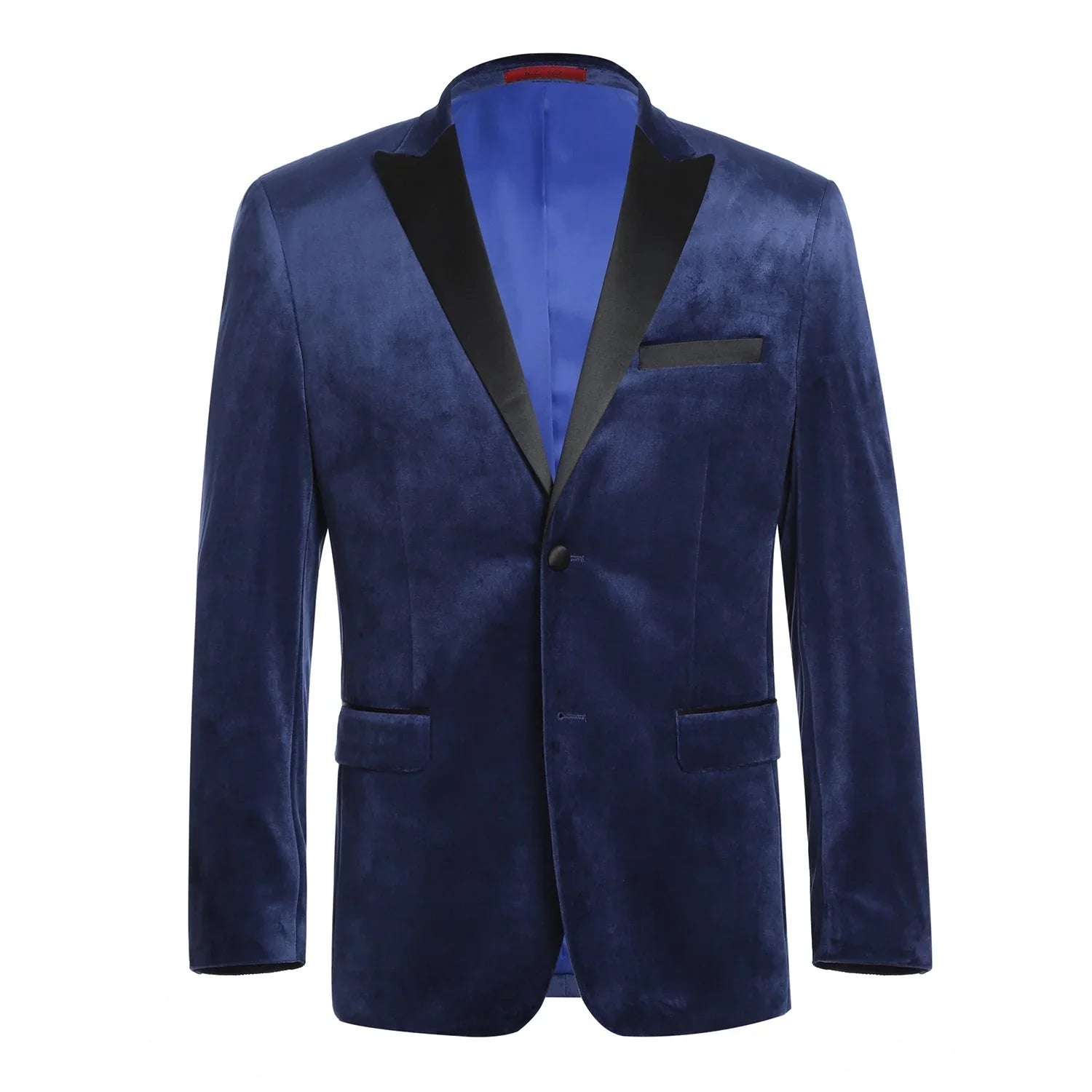 Men's Slim Fit Stretch Blue Tuxedo Blazer