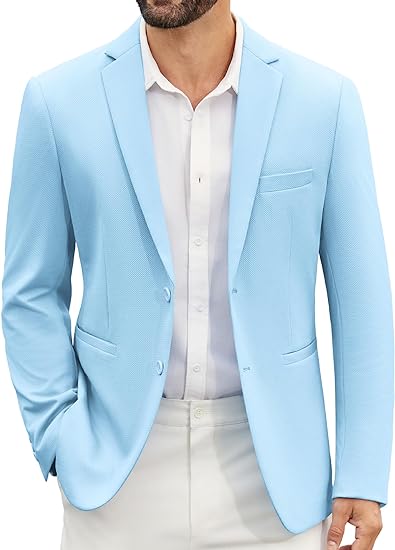 Men's Knit Blazer - AlligatorWarehouse