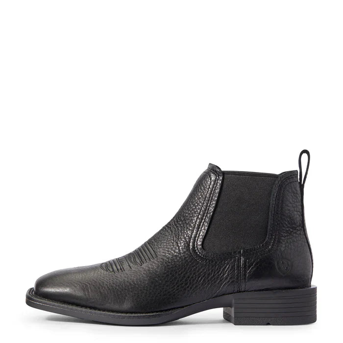 Booker Ultra Western Ankle Boot Black