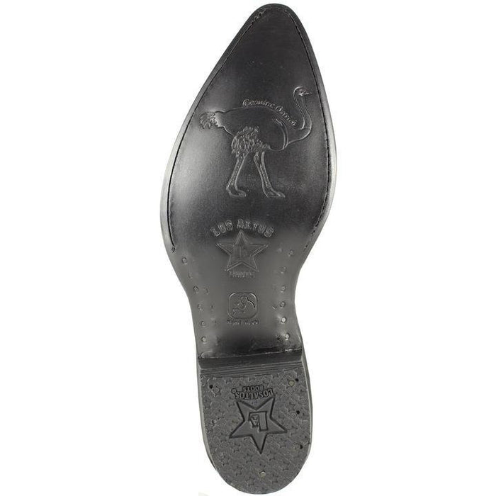Botas de Avestruz Original Horma Puntal -A by Los Altos