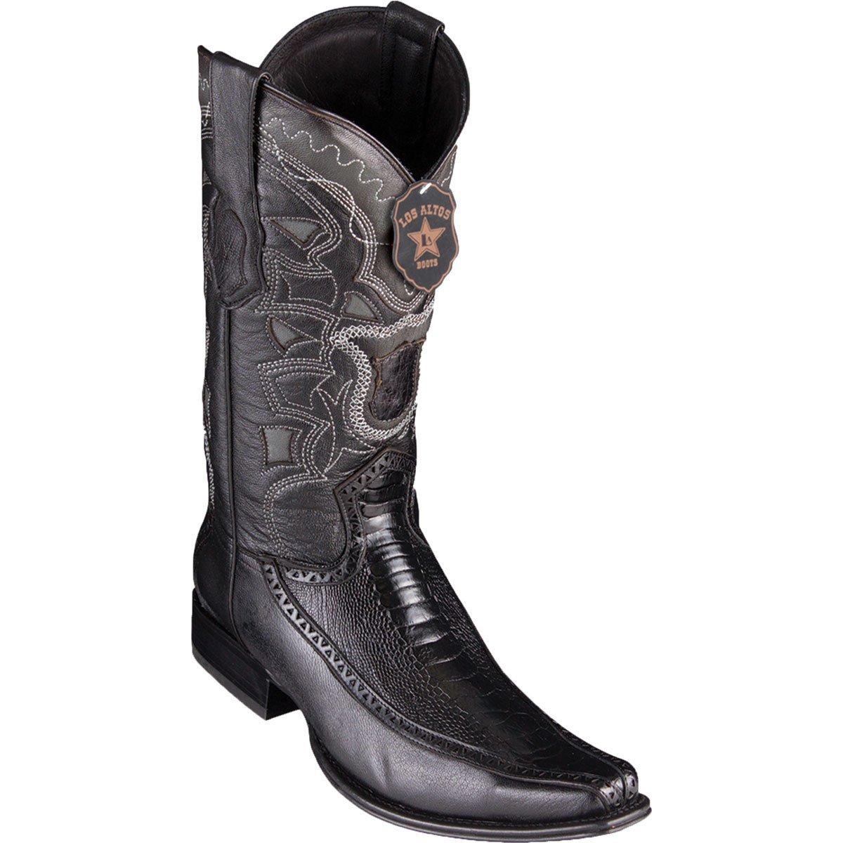Botas de Avestruz Pata con Venado LAB-76F0505