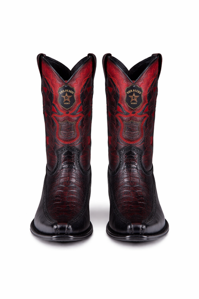 Botas de Avestruz Pata Venado Horma Europea LAB-76F0518