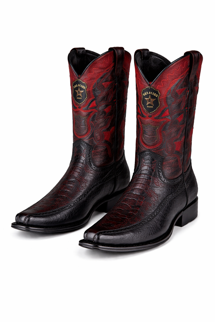 Botas de Avestruz Pata Venado Horma Europea LAB-76F0518
