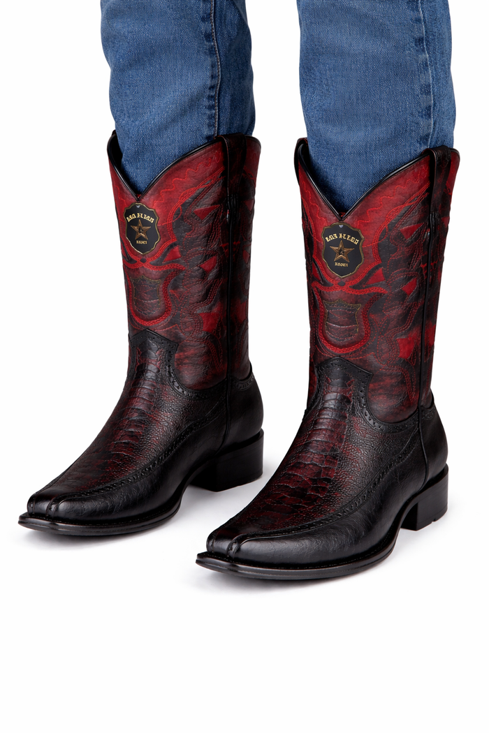 Botas de Avestruz Pata Venado Horma Europea LAB-76F0518