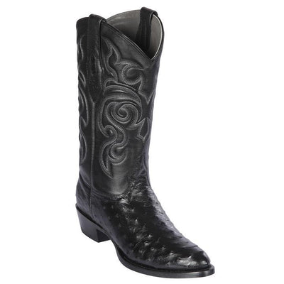 Botas de Avestruz Original Punta Redonda LAB-650305