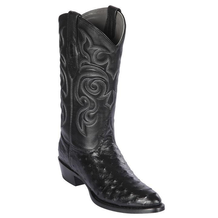 Botas de Avestruz Original Punta Redonda LAB-650305