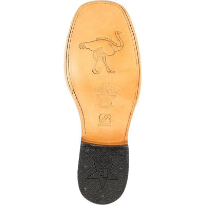 Botas de Avestruz Pata y Venado Horma Ancha LAB-82F0516