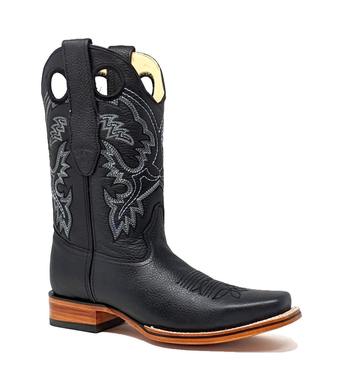 Botas de Cuero Rodeo Cuadrada LAB-8122705