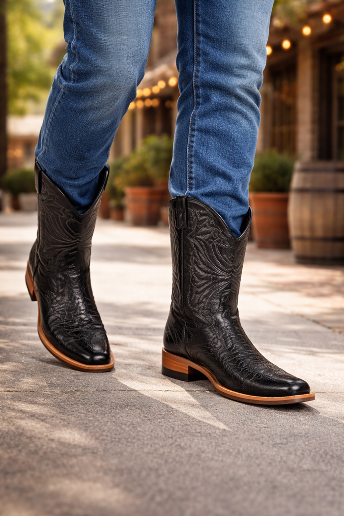 Botas de Armadillo Ranchera Cuadrada LAB-82F0705