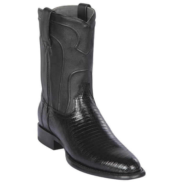 Botas de Armadillo Lizard Horma Roper Color Negro