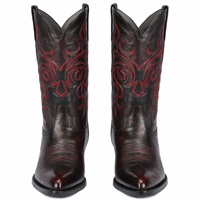 Botas de Cuero de Cabra Vaqueras Puntal para Hombre