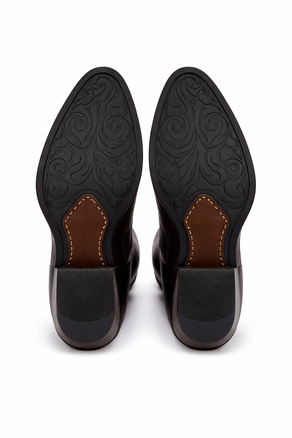 Botas de Cuero de Cabra Vaqueras Puntal para Hombre