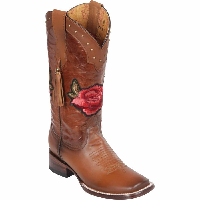 Cuero Floral Rodeo Botas Mujer Quincy Boots