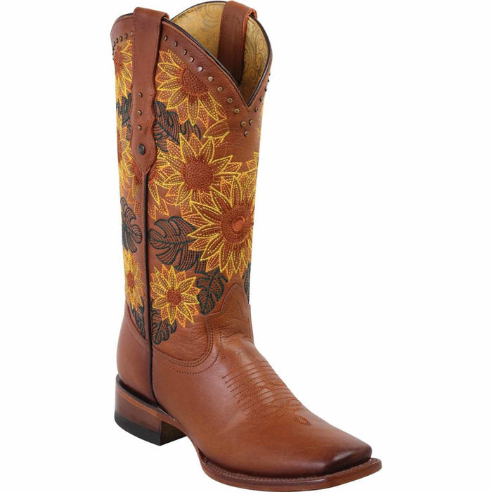 Botas de Cuero Girasol Rodeo para Mujer