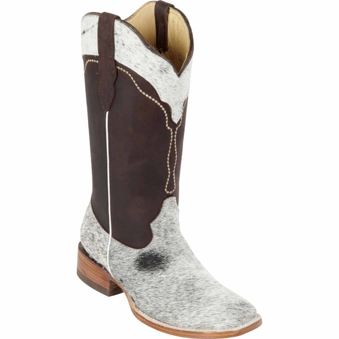 Botas de Cuero con Pelo de Vaca Rodeo Mujer