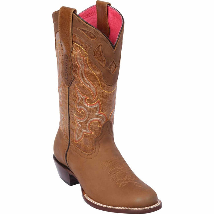 Botas de Cuero Crazy para Mujer en Horma Oval