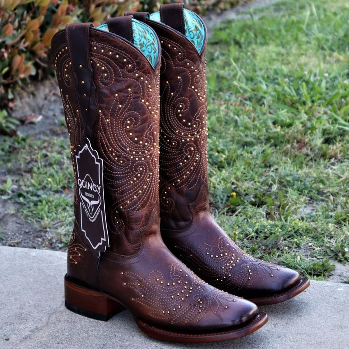 Botas de Cuero Volcano Rodeo Mujer Chocolate