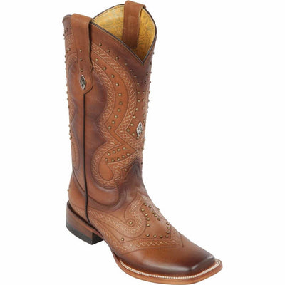 Botas de Cuero Volcano en Horma Rodeo para Mujer