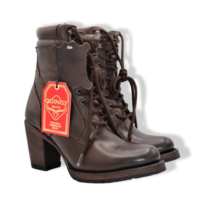 Botas Cortas de Cuero Belmont Mujer Horma Oval