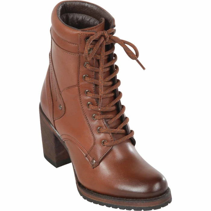Botas Cortas de Cuero Belmont Mujer Horma Oval
