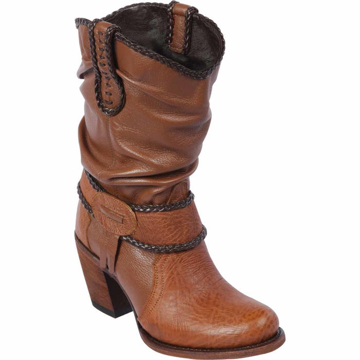 Botas Cortas de Cuero para Mujer Horma Oval Quincy