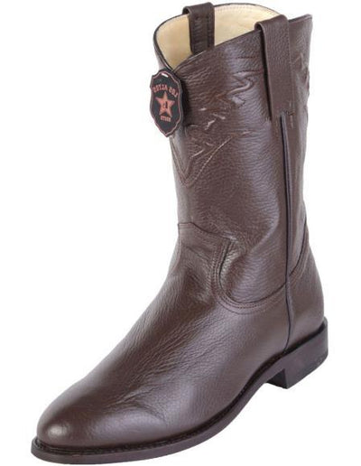 Botas de Cuero de Alce Original con Horma Estilo Roper