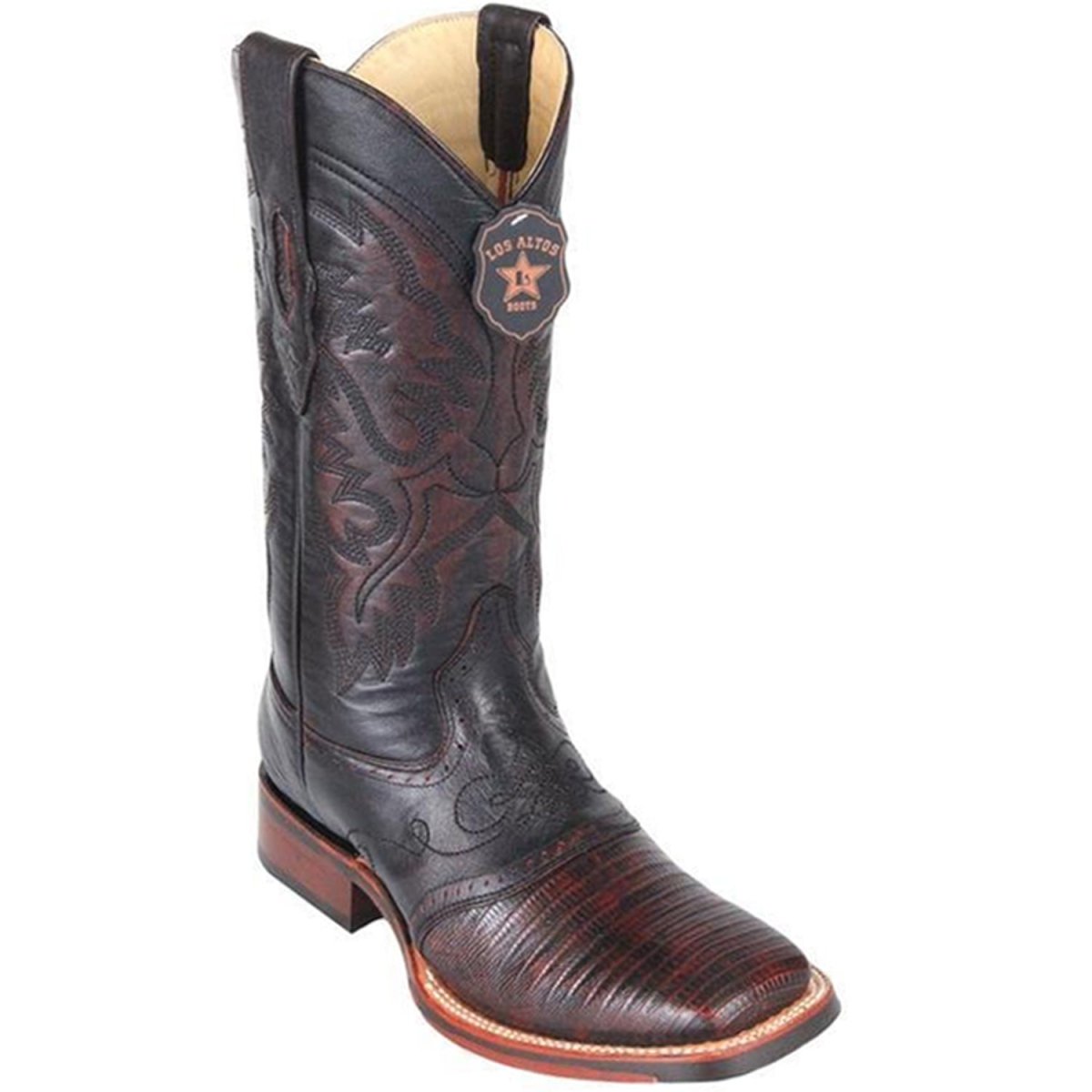 Botas Armadillo Lizard Original Horma Cuadrada Ancha