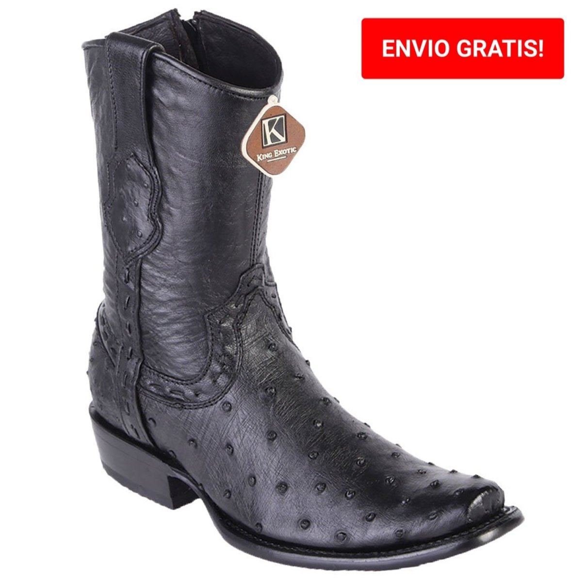 Botas de Avestruz Cortas Horma Dubai KE-479B0305