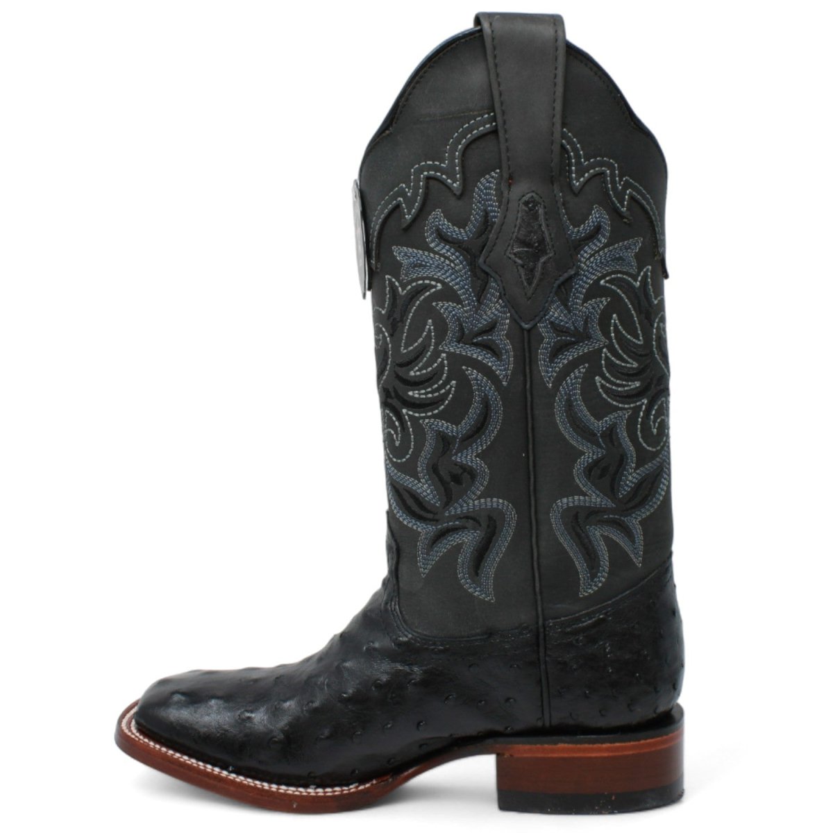 Botas de Avestruz Punta Cuadrada Dama LAB-3220305