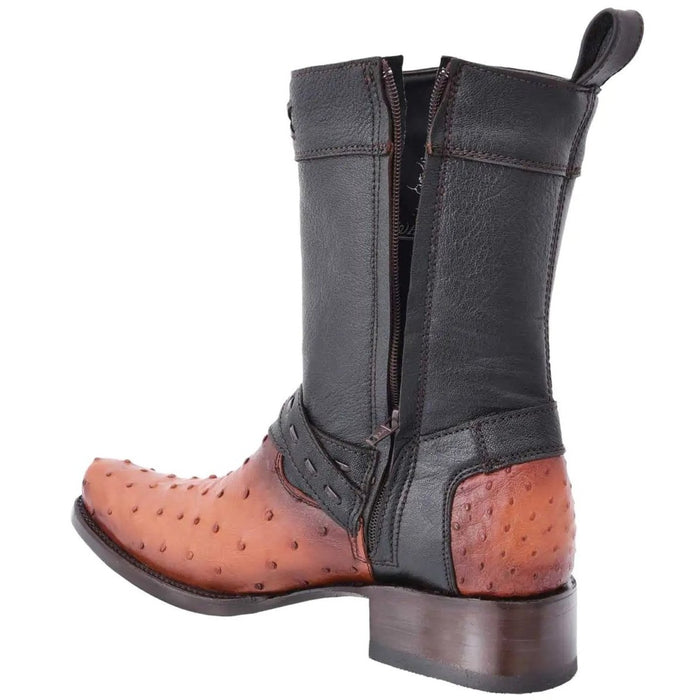 Botas de Avestruz Original Horma Cuadrada