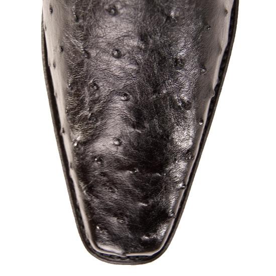 Botas Avestruz Negra Horma Europea LAB-760305