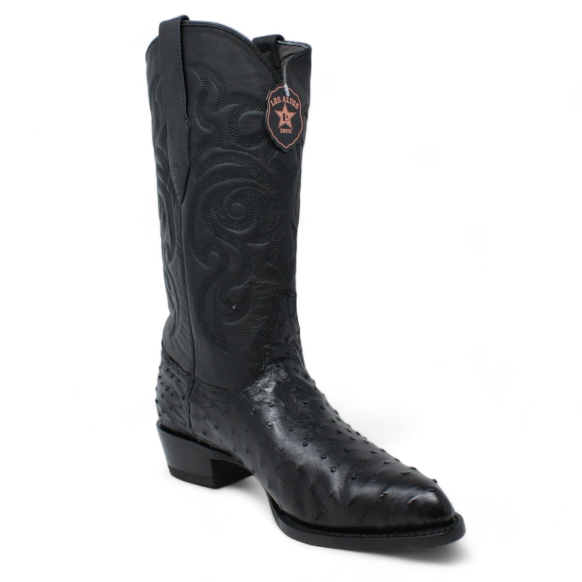 Botas de Avestruz Original Horma Puntal - B - Los Altos Boots
