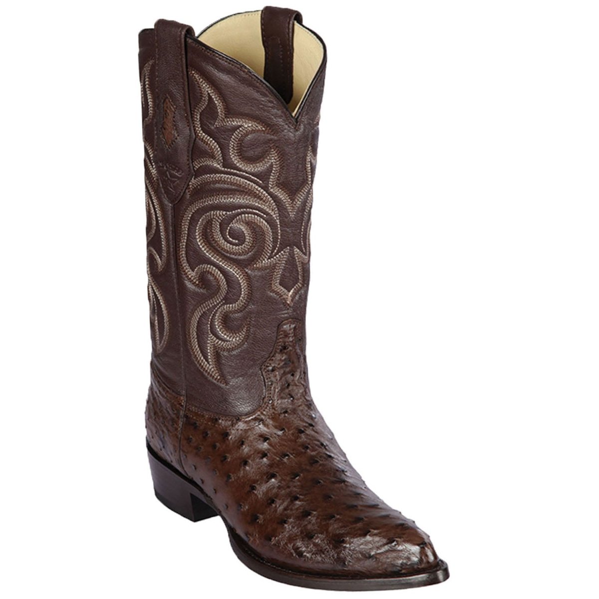 Botas de Avestruz Original Horma Puntal - B - Los Altos Boots