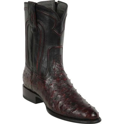 Botas de Armadillo Lizard Horma Roper con Zipper Color Negro