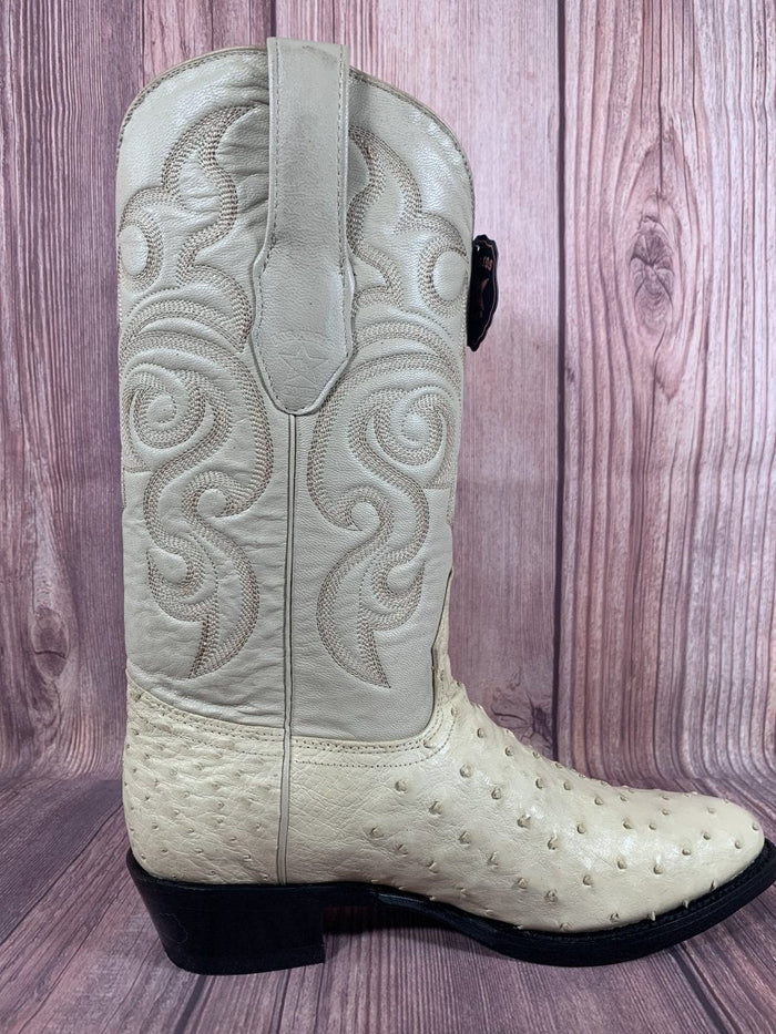 Botas de Avestruz Original Punta Oval LAB-650304