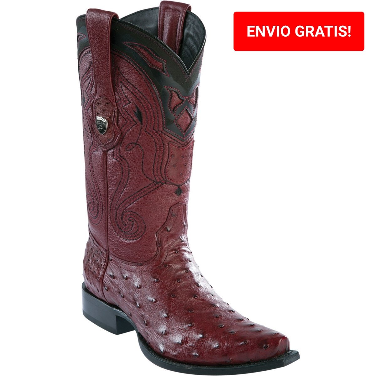 Botas de Avestruz Punta Recortada WW-2940306
