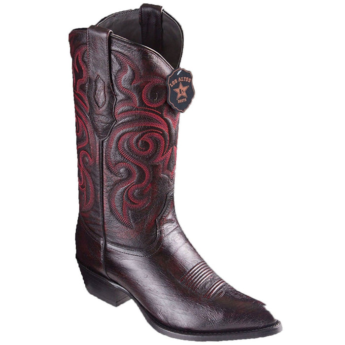 Botas de Avestruz Panza Horma Puntal - Los Altos Boots