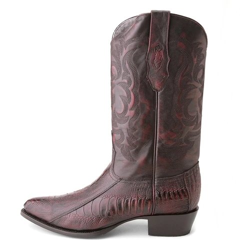 Botas de Avestruz Pata Semi Redonda LAB-600518