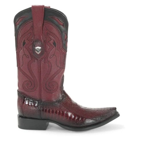 Botas de Avestruz Pata Punta Recortada WW-2940543