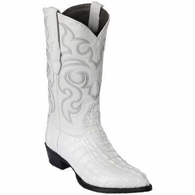 Botas de Cocodrilo - Caiman Cola Horma Puntal - A - Los Altos Boots
