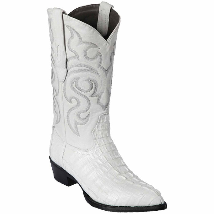 Botas de Cocodrilo - Caiman Cola Horma Puntal - A - Los Altos Boots
