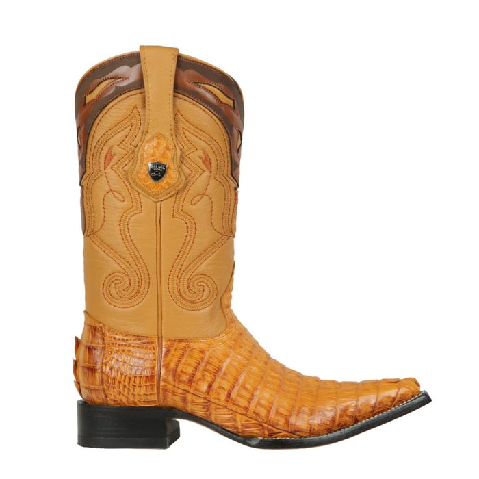 Botas de Cocodrilo Caiman Cola Punta 3X Aladino